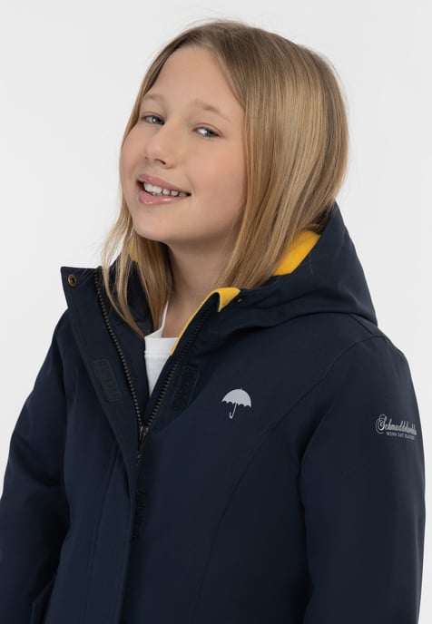 Schmuddelwedda Anorak + Tagesrucksack - SET Meisjes marine - Image 4
