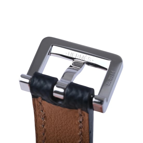 Hermès Pop H riem 15 mm zwart Epsom leer palladium hardware - jaren '20 - Image 3