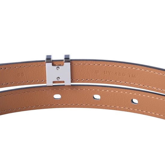 Hermès Pop H riem 15 mm zwart Epsom leer palladium hardware - jaren '20 - Image 4