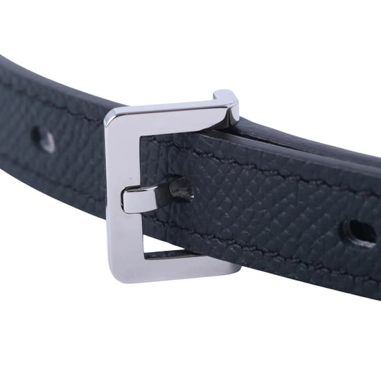 Hermès Pop H riem 15 mm zwart Epsom leer palladium hardware - jaren '20 - Image 5