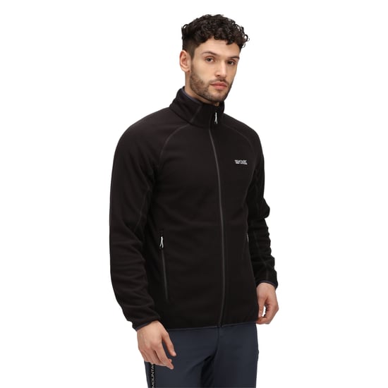 Regatta Heren Hadfield Full Zip Fleece Jas (Zwart) - Image 5