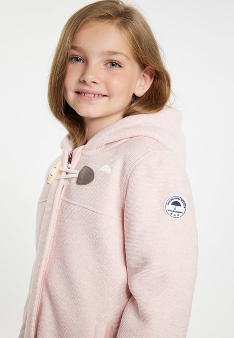 Schmuddelwedda Mantel + Tagesrucksack - SET Meisjes Pastelroze melange - Image 3