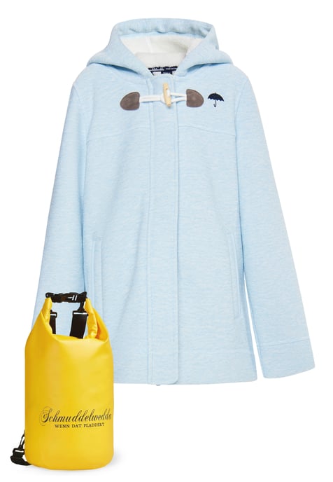 Schmuddelwedda Mantel + Tagesrucksack - SET Meisjes IJsblauw gemêleerd - Image 1