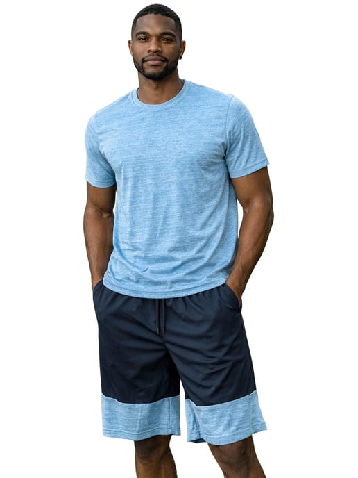 Kruze | Heren Jersey T-Shirt & Shorts Set - Image 3