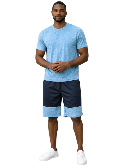 Kruze | Heren Jersey T-Shirt & Shorts Set - Image 4
