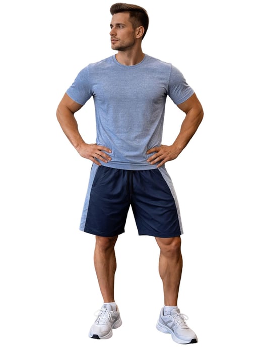 Kruze | Heren Jersey T-Shirt & Shorts Set - Image 4