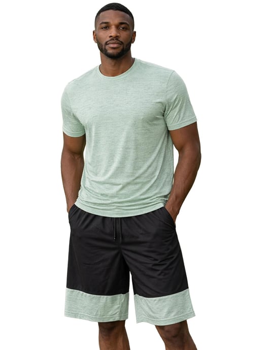 Kruze | Heren Jersey T-Shirt en Shorts Set - Image 3