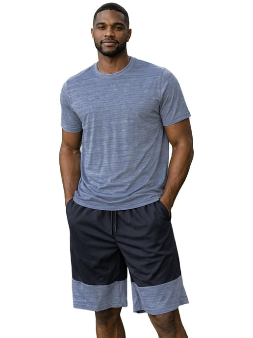 Kruze | Heren Jersey T-Shirt & Shorts Set - Image 3