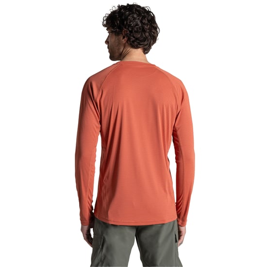 Craghoppers Heren SolarShield+ Nosilife T-shirt met lange mouwen (Donkere Sahara) - Image 2