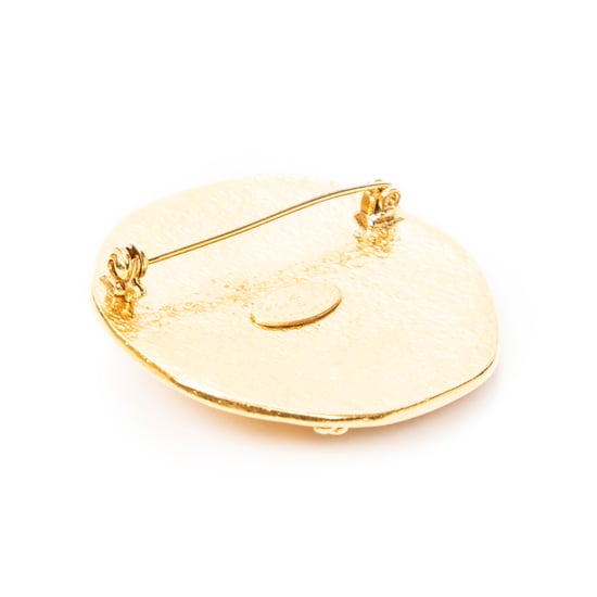 CC Round Sun Brooch Pin Broche - Image 2