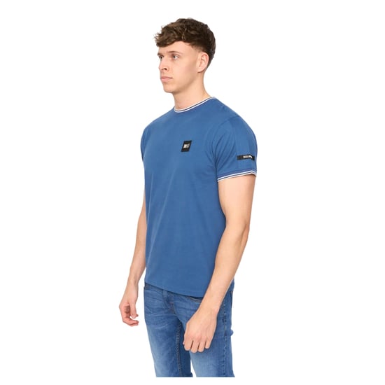 Duck and Cover Heren Wrentham Katoenen T-Shirt (Blauw) - Image 3