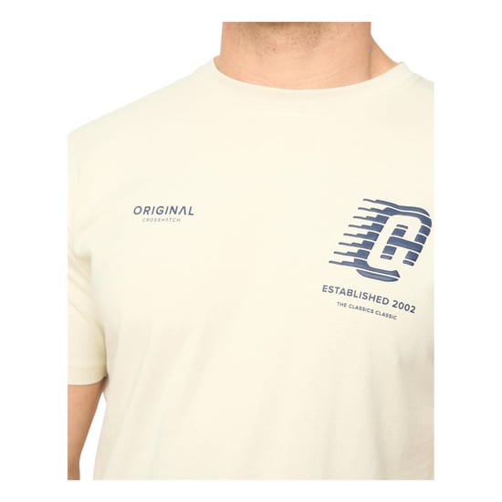 Crosshatch Heren Morville Katoenen T-Shirt (Neutraal) - Image 2