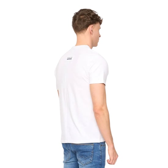 Duck and Cover Heren Stoneham Geborsteld Katoenen T-shirt (Wit) - Image 2