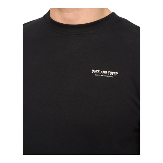 Duck and Cover Heren Landway T-Shirt (Zwart) - Image 2