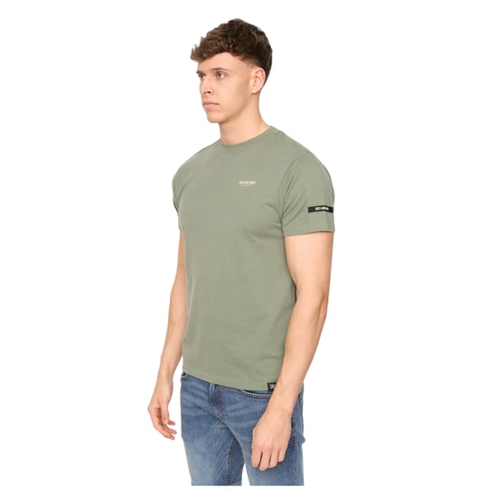 Duck and Cover Heren Landway T-Shirt (Olijf) - Image 3