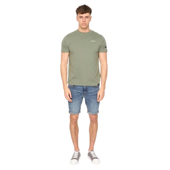 Duck and Cover Heren Landway T-Shirt (Olijf) - Image 4