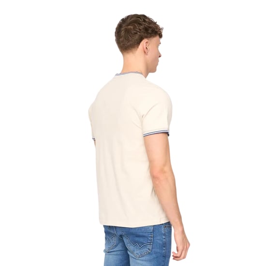 Duck and Cover Heren Wrentham Katoenen T-Shirt (Steen) - Image 2