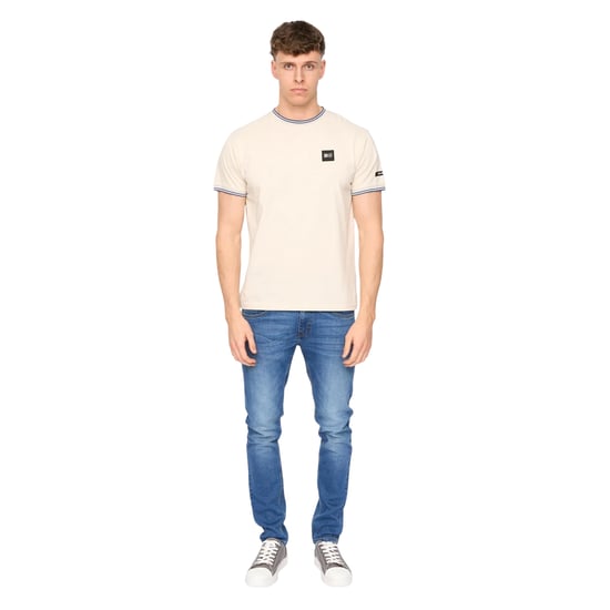 Duck and Cover Heren Wrentham Katoenen T-Shirt (Steen) - Image 4