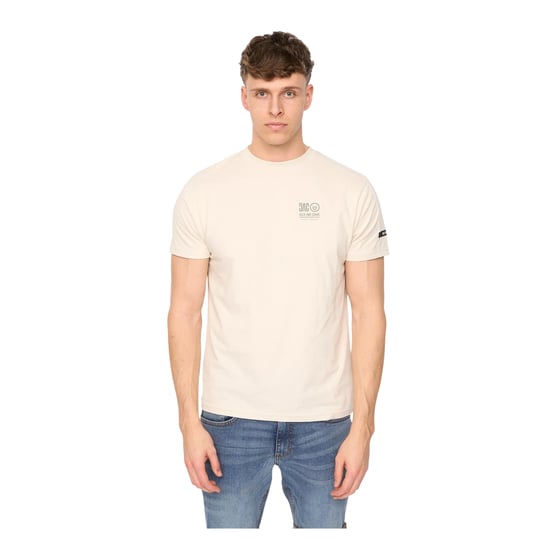 Duck and Cover Heren Lynnfold T-Shirt (Licht Steen) - Image 1