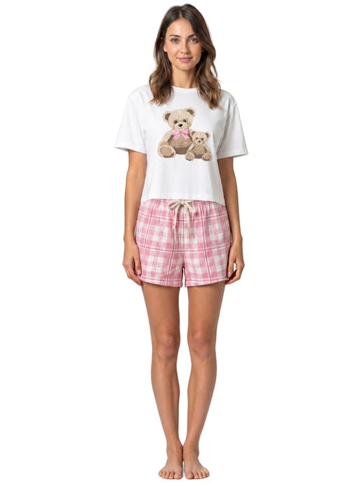 Kruze | Dames Pyjama Set - T-Shirt & Shorts - Image 1