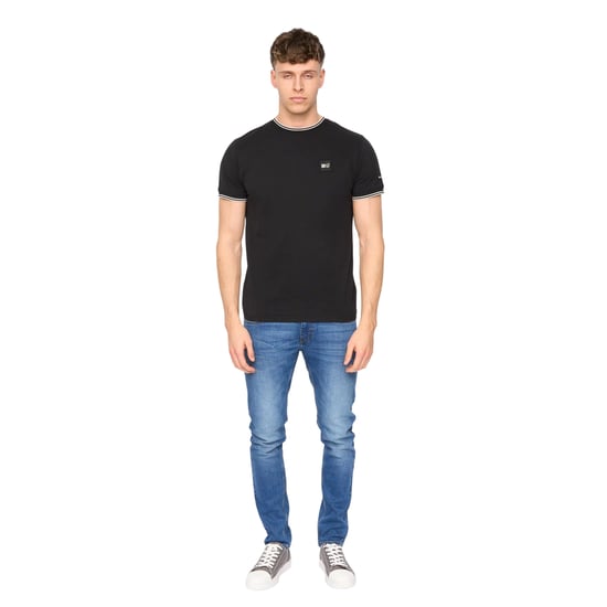 Duck and Cover Heren Wrentham Katoenen T-Shirt (Zwart) - Image 4