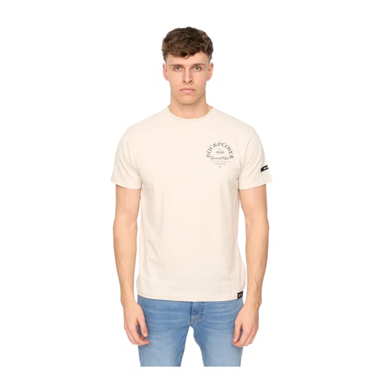 Duck and Cover Heren Sudbury T-Shirt (Lichte steen) - Image 1