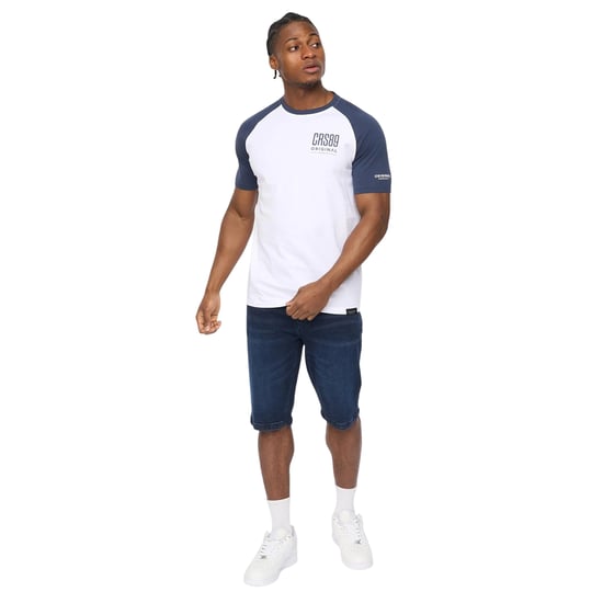 Crosshatch Heren Bretsby T-shirt (Marineblauw) - Image 3