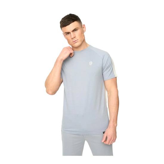 Crosshatch Heren Cresswill T-Shirt (Staalblauw) - Image 1