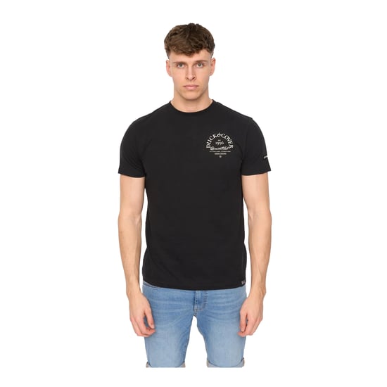 Duck and Cover Heren Sudbury T-Shirt (Zwart) - Image 1
