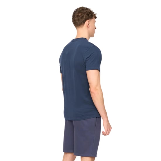 Duck and Cover Heren Randolph Logo Casual T-shirt (Marine) - Image 2