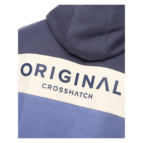 Crosshatch Mannen Castlebay Hoodie (Blauw) - Image 3