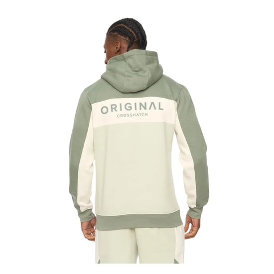 Crosshatch Heren Castlebay Hoodie (Licht Olijf) - Image 2