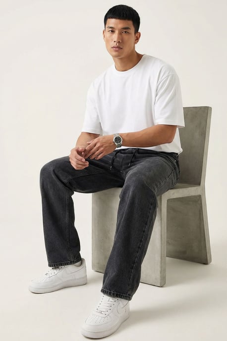 Relaxed Fit Denim Broek - Image 4