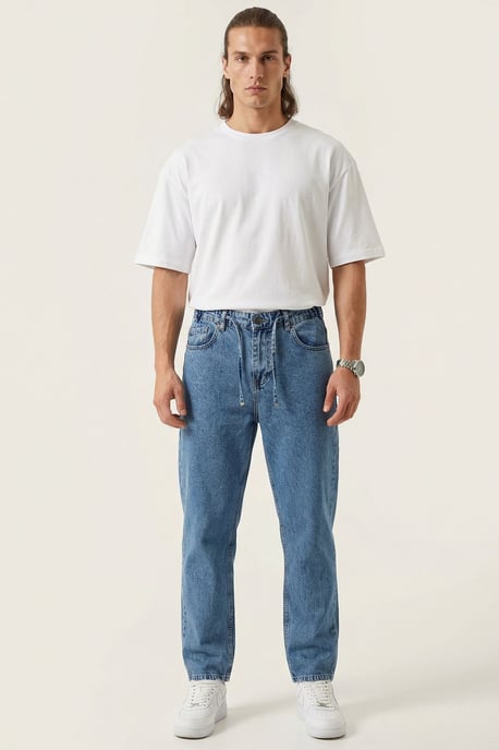 Relaxed Fit Denim Broek - Image 3