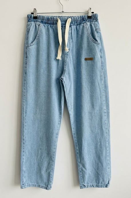 Elastische Taille Denim Broek - Image 6