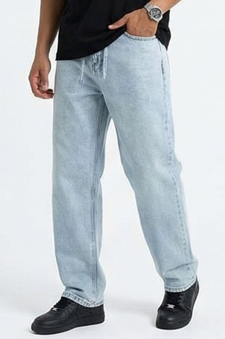 Ontspannen Fit Denim Broek - Image 2