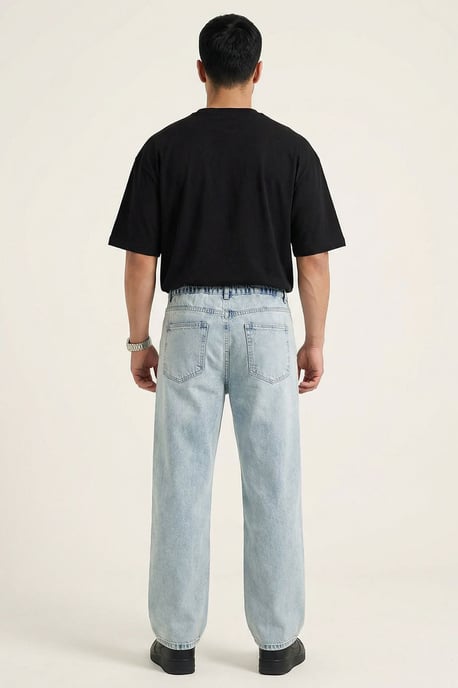 Ontspannen Fit Denim Broek - Image 5