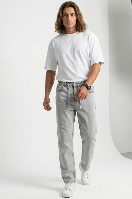 Relaxed Fit Denim Broek - Image 1