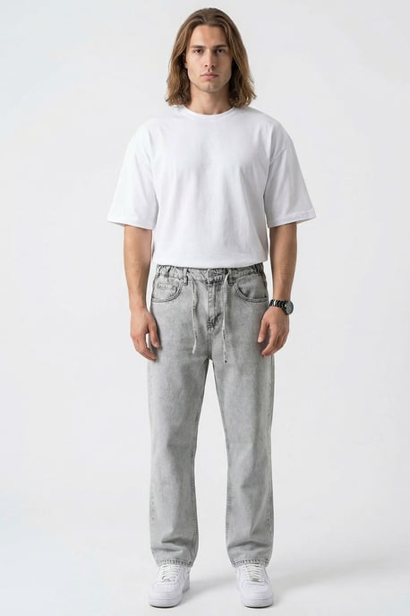 Relaxed Fit Denim Broek - Image 4