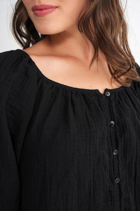 Geknoopte Mousseline Blouse - Image 6