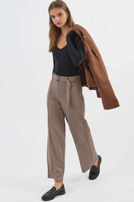 V-hals Langemouw Fitted Blouse - Image 3