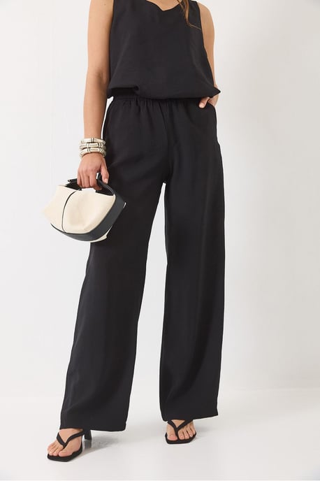 V-hals Katoenen Blouse-Broek Twee-Piece Set - Image 4