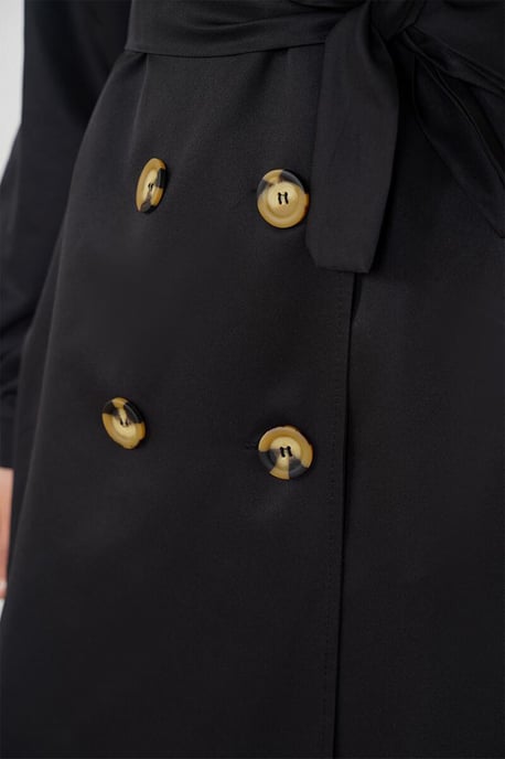Dubbelgeknoopt Lange Trenchcoat - Image 4