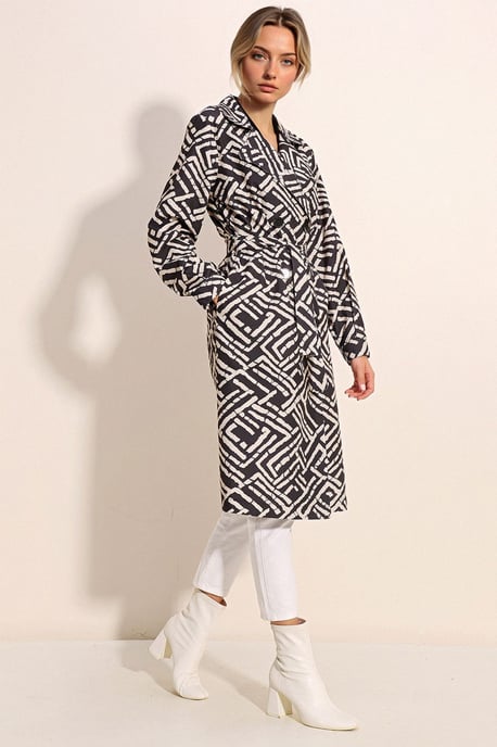 Dubbelzijdige Lange Trenchcoat - Image 4