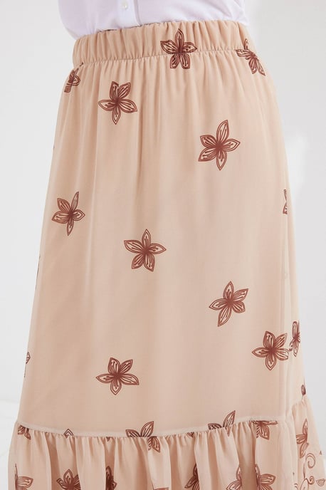 Geprinte Maxi Rok met Bloemenmotief - Image 4