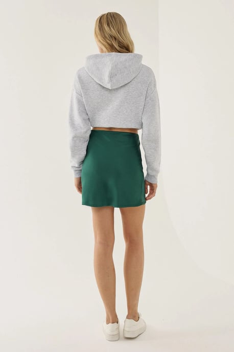Satin Effen Minirok - Image 4
