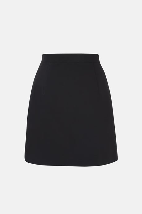Mini Wrap Rok Met Gouden Knoopdetails - Image 2