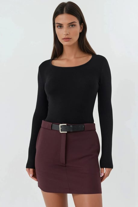 Hoge Taille Mini Skorts - Image 3