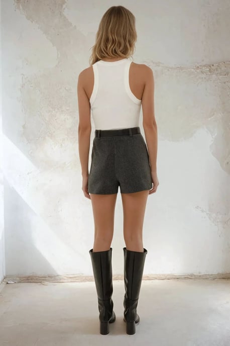 Hoge Taille Mini Skort - Image 4