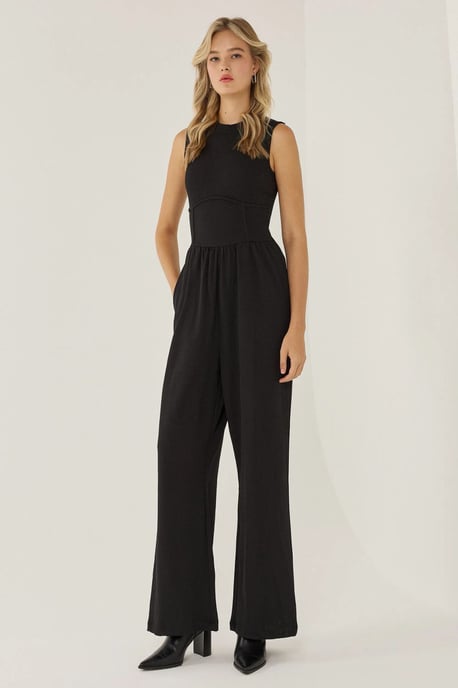 Hoge Taille Wijde Pantalon met Plissee - Image 3